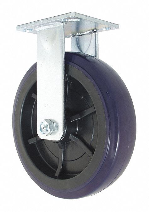 Plate Caster Rigid Polyurethane 10 1/8 H