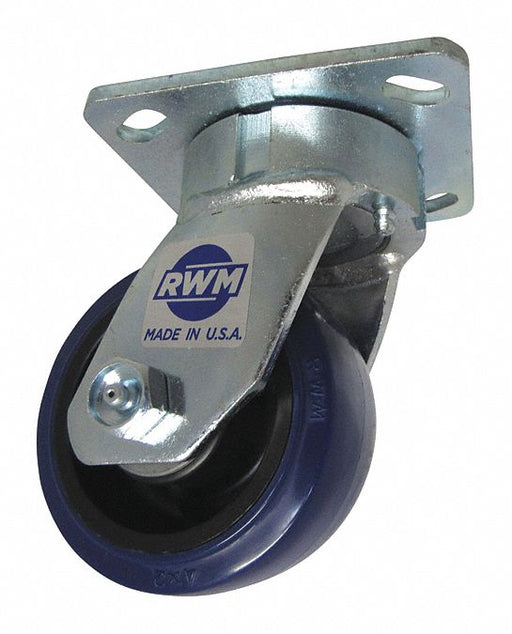 Plate Caster Swivel Polyurethane 5 5/8 H