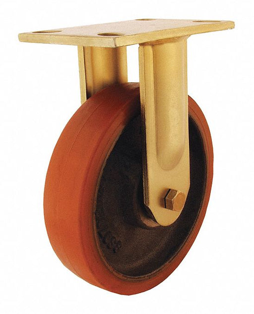 Plate Caster Rigid Polyurethane 10 1/8 H