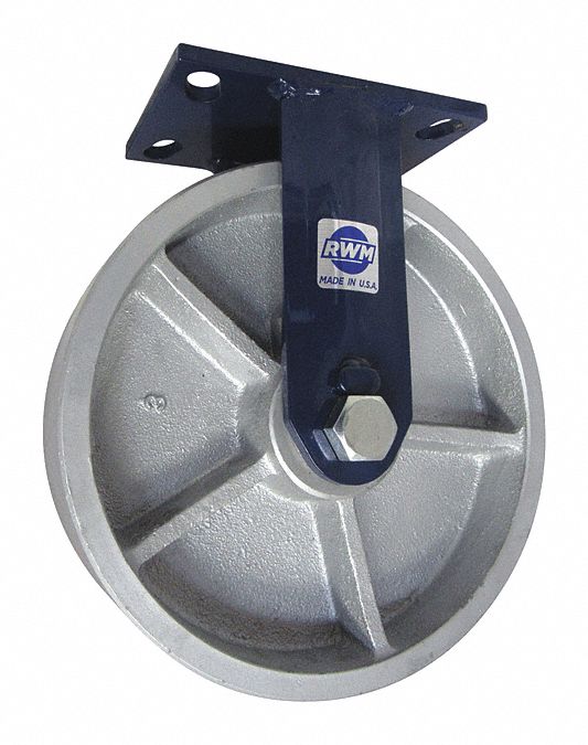 Plate Caster Rigid Iron 11 1/2 H
