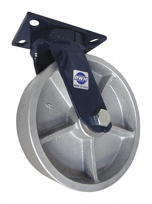 Plate Caster Swivel Iron 11 1/2 H