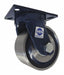 Plate Caster Swivel Steel 7 1/2 H