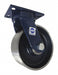 Plate Caster Swivel Steel 10 1/8 H