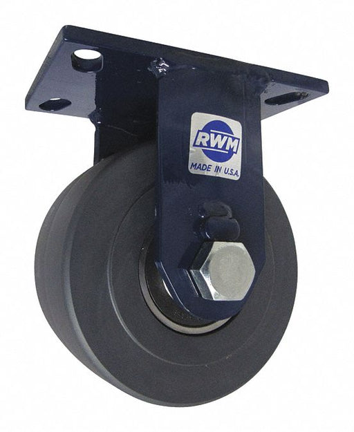 Plate Caster Rigid Nylon 7 1/2 H