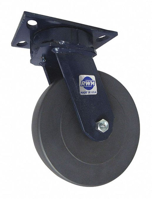 Plate Caster Swivel Nylon 10 1/8 H