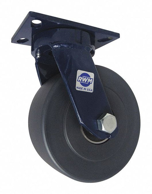 Plate Caster Swivel Nylon 10 1/8 H