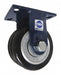 Plate Caster Rigid Polyurethane 7 1/2 H