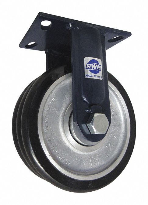 Plate Caster Rigid Polyurethane 10 1/8 H