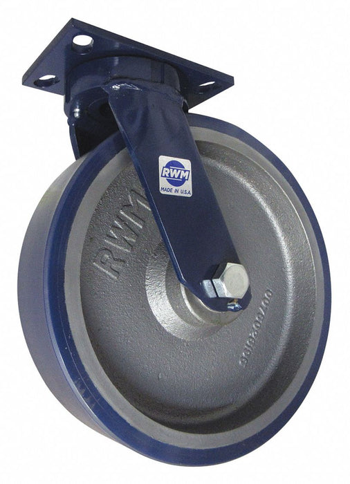 PlateCaster Swivel Polyurethane 13 1/2 H