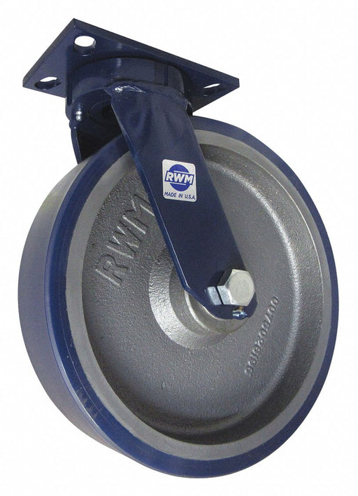 PlateCaster Swivel Polyurethane 13 1/2 H