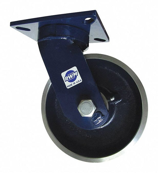 Plate Caster Swivel Steel 8 H