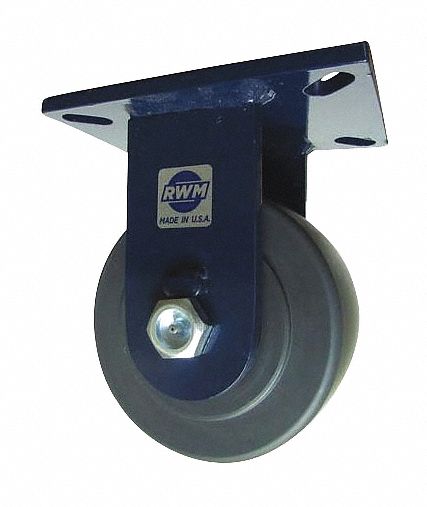 Plate Caster Rigid Nylon 8 H