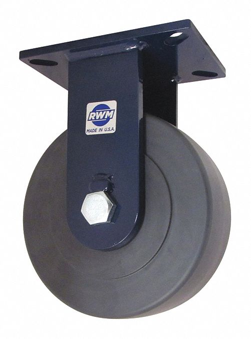 Plate Caster Rigid Nylon 10 1/2 H