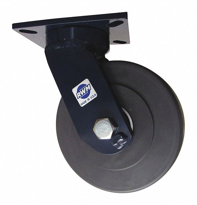 Plate Caster Swivel Nylon 10 1/2 H