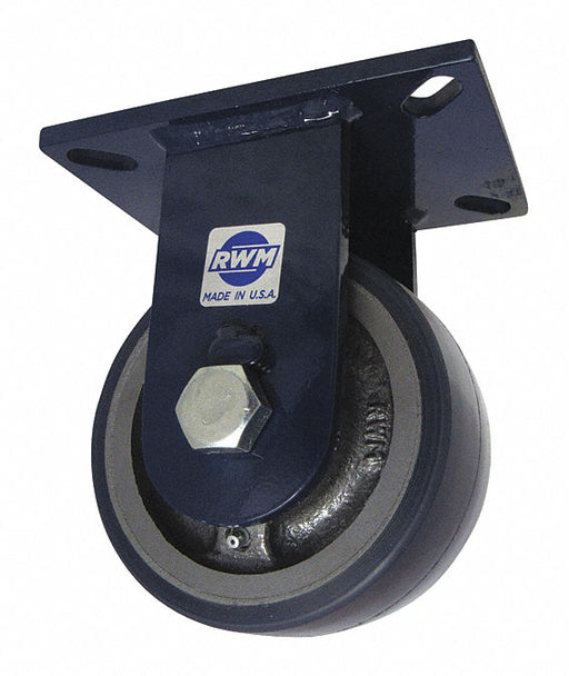 Plate Caster Rigid Polyurethane 8 H