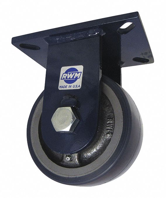 Plate Caster Rigid Polyurethane 8 H
