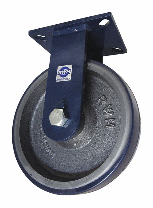 Plate Caster Rigid Polyurethane 11 1/2 H