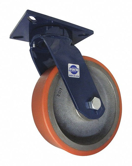 PlateCaster Swivel Polyurethane 12 1/2 H