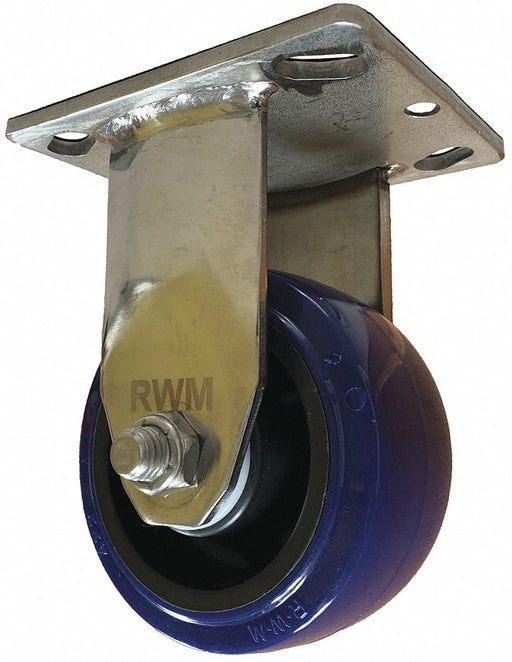 Plate Caster Rigid Polyurethane 5 5/8 H