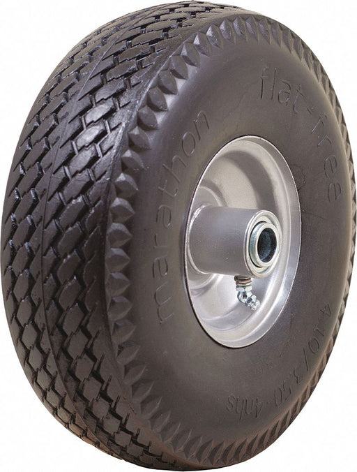 Flat-Free Wheel 10 dia 225lb 4.10/3.50-4