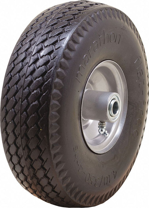 Flat-Free Wheel 10 dia 225lb 4.10/3.50-4