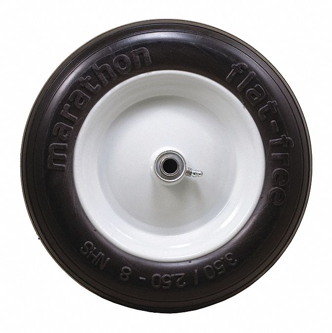 Flat-Free Wheel 13 dia 275lb 3.50/2.50-8