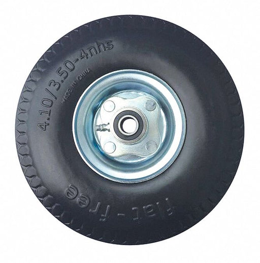 Flat-Free Wheel 10 dia 350lb 4.10/3.50-4