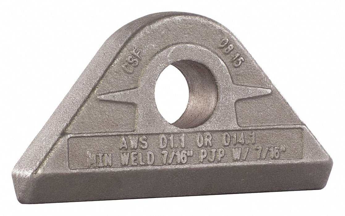 Pad Eye 13 000 lb Carbon Steel 1 5/16 W