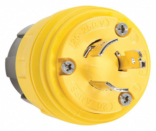 Watertight Locking Plug 125/250VAC 20A