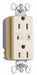 Receptacle Straight Blade Type 15A