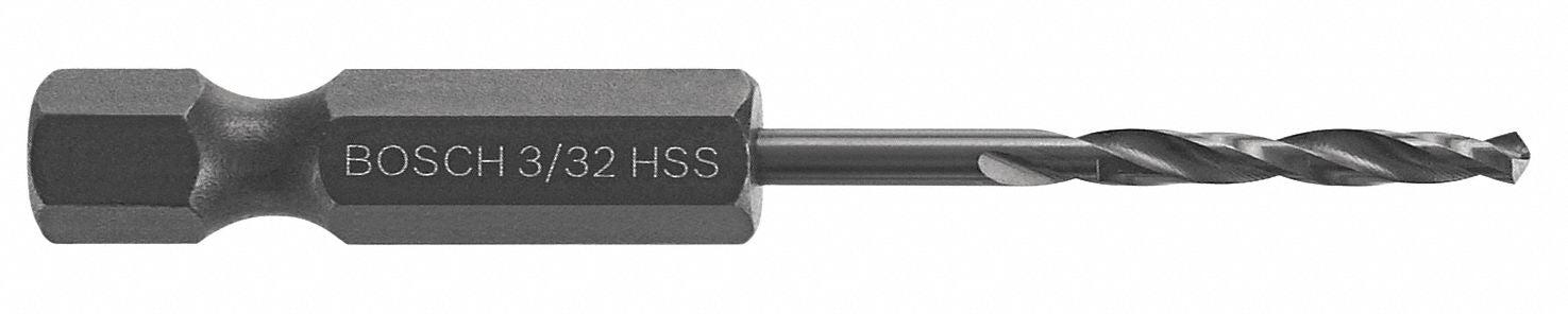 Hex Shank Drill 3/32 HSS