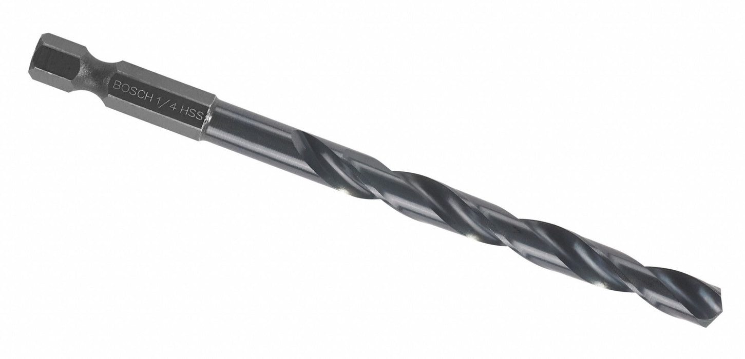 Hex Shank Drill 1/4 HSS