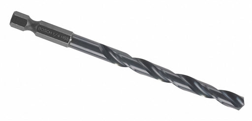 Hex Shank Drill 1/4 HSS
