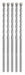Hammer Masonry Drill 1/4in PK5