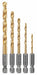Hex Shank Drill Set 5pc Carbon Steel