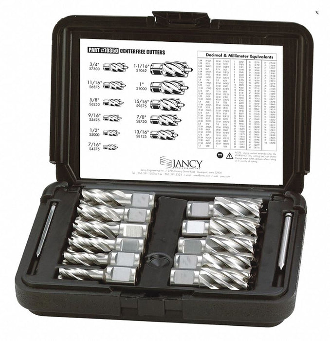 Annular Cutter Set 5pc HSS