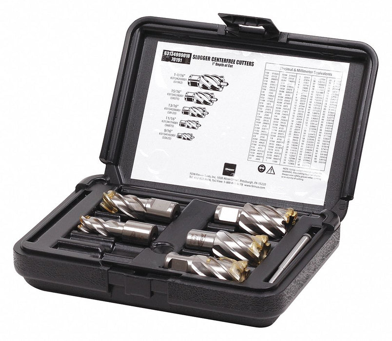 Annular Cutter Set 5pc HSS