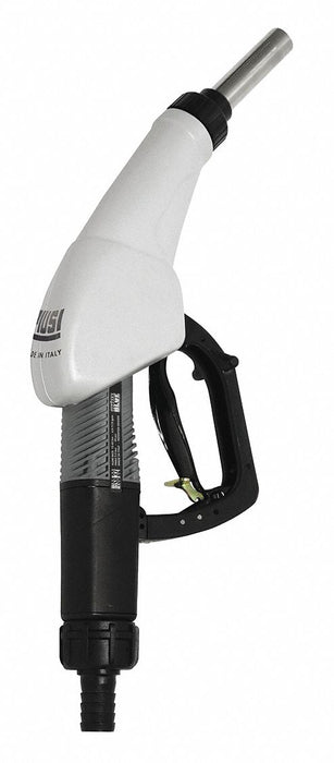DrumPumpNozzle White Straight3inSSSpout