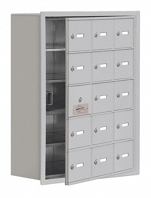 Locker 5x3Lckrs Slvr 30 x23 x9 