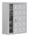 K7529 Locker 5x3Lckrs Slvr 31 x24 x9 