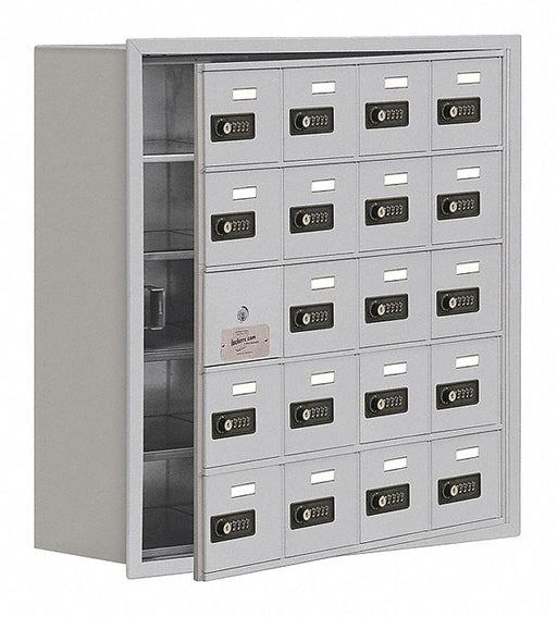 Locker 5x4Lckrs Slvr 30 x29 x9 
