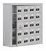 K7532 Locker 5x4Lckrs Slvr 31 x30.5 x9 