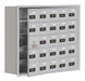 Locker 5x5Lckrs Slvr 30 x36 x9 