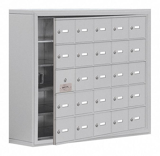 K7533 Locker 5x5Lckrs Slvr 31 x37 x9 
