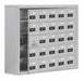 K7535 Locker 5x5Lckrs Slvr 31 x37 x9 