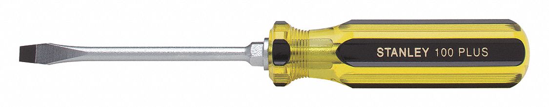 SlottedScrewdriver Slt 1/4in Blc Round
