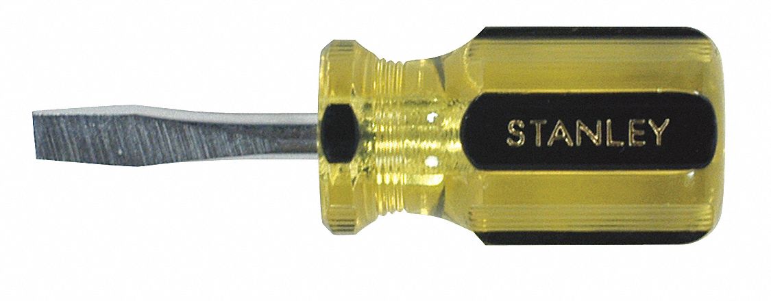 KeychainScrewdriver Slt 1/4in Blc Round