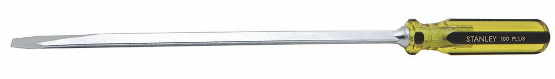 SlottedScrewdriver Slt 3/8in Blc Square