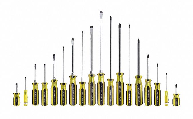 MagnetizedTipScrewdriverSet SAE 18pcs