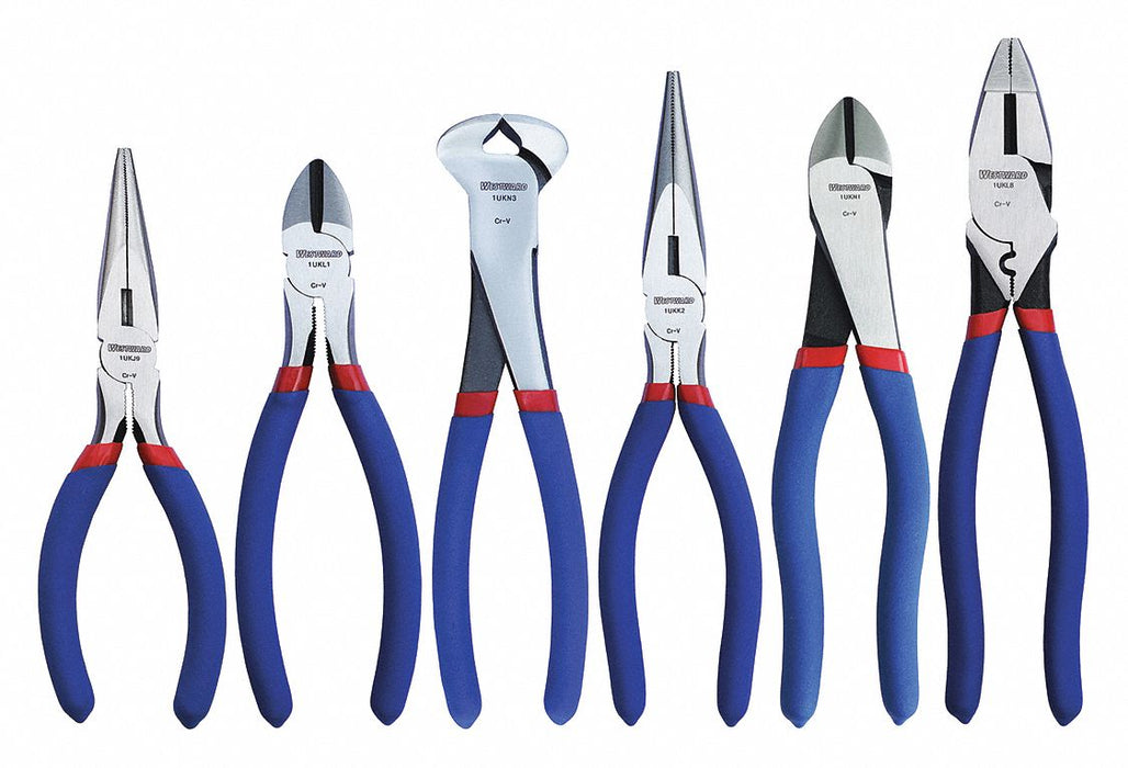 Plier Set Dipped 6 Pcs